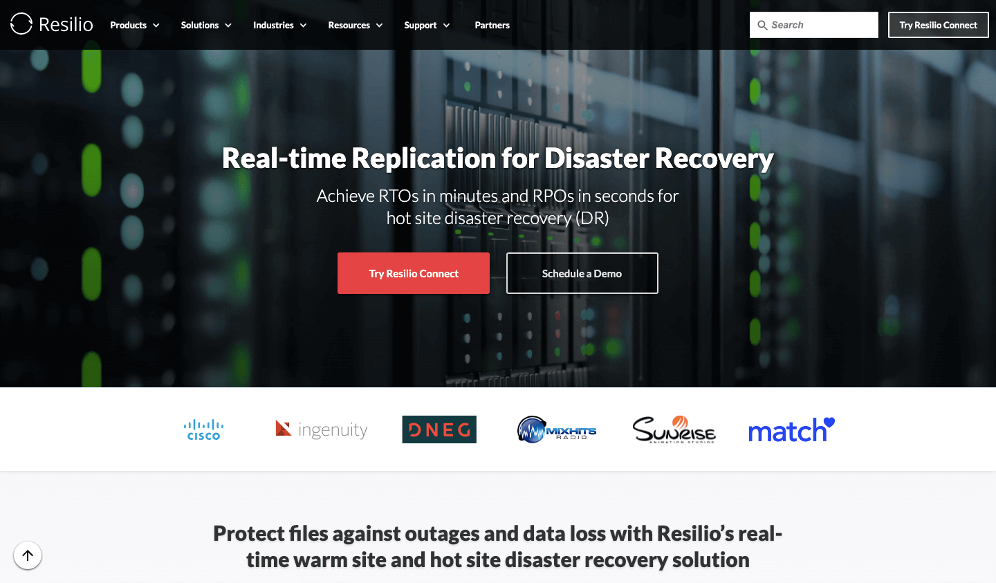 Resilio's cloud disaster recovery solution