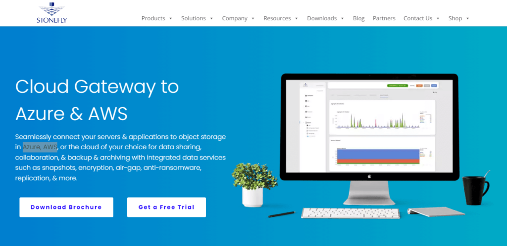 Stonefly homepage: Cloud Gateway to Azure & AWS